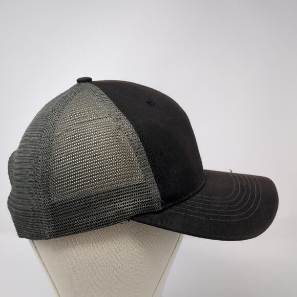 Idaho Big Foot Snapback Trucker Hat Black OS Adjustable Arcadian Outfitters - Picture 5 of 9